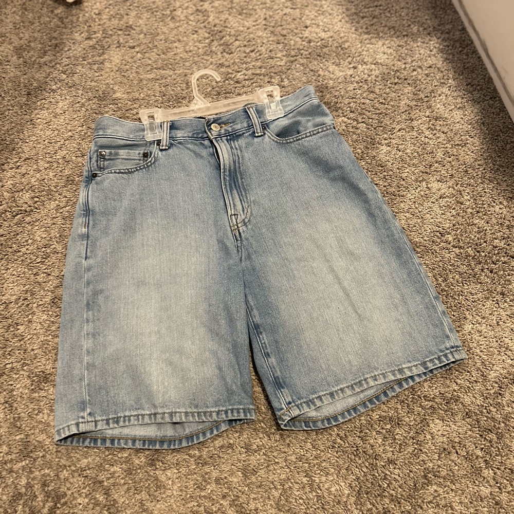 GAP Light Blue Women's Denim Bermudas